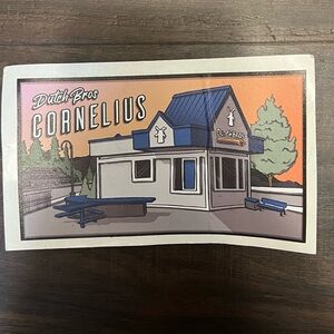 Dutch Bros Sticker Cornelius